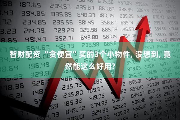 智财配资 “贪便宜”买的3个小物件, 没想到, 竟然能这么好用?