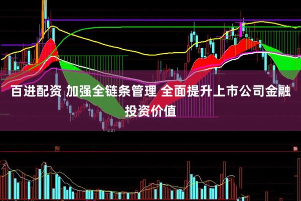 百进配资 加强全链条管理 全面提升上市公司金融投资价值
